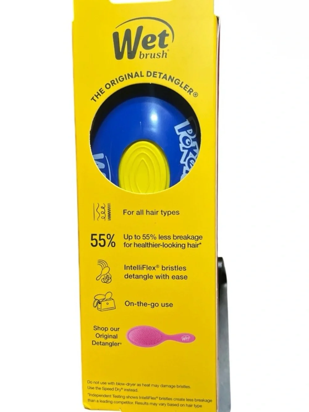 Pokemon Wet Brush Pop + Go Detangler